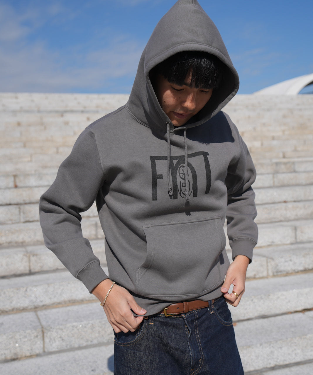 FNT Hoodie Cement